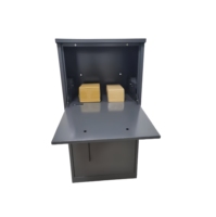 Boîte à colis en acier galvanisé sur mesure, boîte de livraison extérieure antivol avec serrure à combinaison, boîte aux lettres résistante aux intempéries