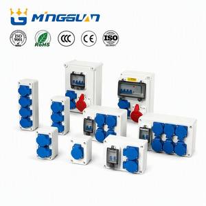 Boîte <span class=keywords><strong>de</strong></span> prises industrielles multi-circuits Mingguan IP65/IP67 résistante aux intempéries, 2 voies, 4 voies, 6 voies, 8 voies, 12 voies - Product Image 1