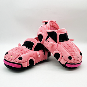 Novo design engraçado carro de pelúcia chinelos quarto sapatos no inverno personalizado chinelos pelúcia quente - Product Image 4