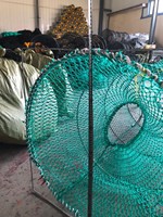 80x * 150cm gros poisson Ling bleu vert filet maille turbot Pot crabe écrevisse attrape Pot piège filet de poisson anguille crevette crevettes appâts vivants