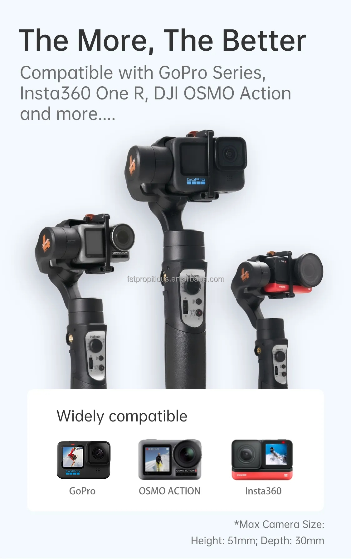 Hohem Isteady Pro 4 - Ultimate Gimbal Stabilizer for Gopro Hohem Isteady Pro 4 - Ultimate Gimbal Stabilizer for Gopro