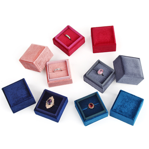 Organizador de Joyas Cuadrado, Organizador de Anillos Colorido, Estuche Especial para Anillos de Boda, Caja Especial para Propuesta de Matrimonio - Product Image 5