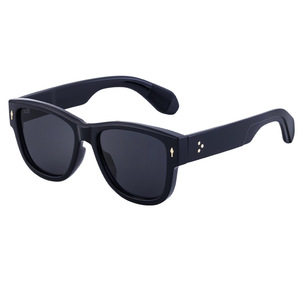 Lunettes de soleil carrées pour homme ZS-98133, monture en plastique noir et métal, protection UV400, pour la conduite et les activités de plein air - Product Image 3