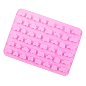 335 Ice Cube Tray Gummy Kẹo Khuôn Silicon Nhà Máy Mẫu Miễn Phí 48 Khoang Khác Nhau Hình Dạng Xe Silicone Khuôn Sô Cô La, Silicone - Product Image 3