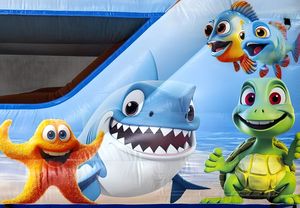 <span class=keywords><strong>Castillo</strong></span> Inflable Personalizable con Temática de Circo, con Tobogán Ancho y Techo, Área de Juegos para Niños y Adultos, para Uso en Parques o en Casa - Product Image 3