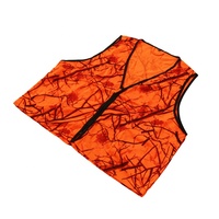 Gilet de chasse de sécurité orange réfléchissant personnalisé pour l'extérieur gilet de pêche de camouflage