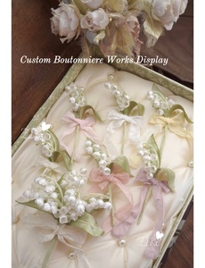 Décoration Artificielle de Mariage Premium : Lys du Val, Tulipes, Fleurs Artificielles Réalistes, Bouquets de Mariée, Boutonnière Personnalisable - Product Image 5