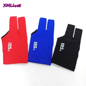 专业高品质 IBS 提示手套 3 颜色蓝色/黑色/红色可选台球泳池手套配件可以定制标志