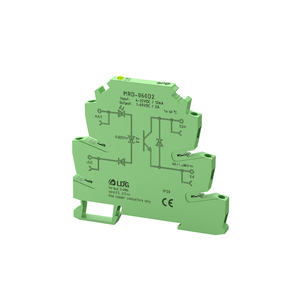 Indicación LED Innovadora 2A Entrada 4-32VDC SSR Interfaz de Relé de Estado Sólido Módulo de Relé de Carril DIN Placa de Interruptor - Product Image 1