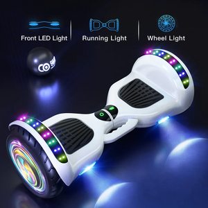 Hoverboard Elettrico Autobilanciante con Luce Fluorescente, Batteria al Litio 36V, Pneumatici da 6,5 Pollici e 10 Pollici, 4400m, per Bambini - Product Image 2