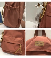 Mochilas Escolares de Gran Capacidad para Niñas, Verano 2022, Bolsa de Viaje Impermeable para Exteriores, Linda Mochila de Nailon para Computadora con Colgante de Peluche