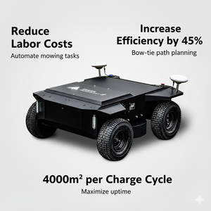 Cortadora de Césped Autónoma, Robot Cortacésped Inteligente Autopropulsado para Jardinería y Mantenimiento de Viñedos - Product Image 4