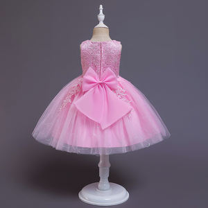 Senza maniche della ragazza del bambino del partito del <span class=keywords><strong>vestito</strong></span> bella <span class=keywords><strong>principessa</strong></span> comunione dress <span class=keywords><strong>bianco</strong></span> - Product Image 6