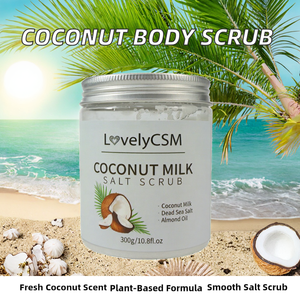 Factory Price 100% Pure Vegan Coconut Face & <b>Body</b> <b>Scrub</b> Brightening Whitening Organic Exfoliating Salt for All Skin Types - Product Image 2