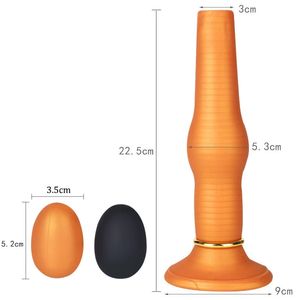 Gratis Aangepaste Doos-Enorme Anale Ovipositor G-Spot Stimuleren Buttplug Luchtstroom Duw Vagina Ei Mannen Prostaatmassage Sm Anus Speelgoed - Product Image 5