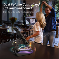 Multifunctionele slimme BT-alarm digitale speaker met hifi-geluidskwaliteit, draagbare draadloze speaker met led-spiegel scherm en wekker