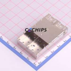 AE71A2000010 Optical Module Connector Through hole Component (THT) Connector Case (Cage) SFP 2 - Product Image 1