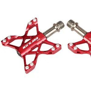 GUB GC-009 folding pedals Road Bicycle MTB Bike Flat Magnesium Platform CNC Titanium Axle Bicicleta Cycling Pedals