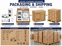 Robot Vacuum Cleaner 18000Pa dengan Stasiun Pengosongan Otomatis, Navigasi LDS, Kontrol Aplikasi Pintar, Kombinasi Vacuum dan Mop, Pabrik OEM