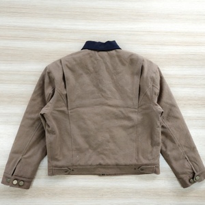 Chaqueta de Trabajo para Hombre, Éxito de Ventas Otoño/Invierno del Fabricante - Lona Marrón Retro, Cierre de Botones Resistente y Bolsillo Grande - Product Image 4