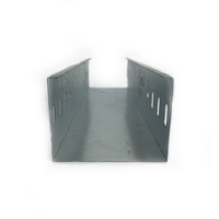 Bandeja de Cables de Acero Galvanizado Perforado Multiusos Industrial para Instalación de Cables y Múltiples Ubicaciones, Tamaños Personalizables