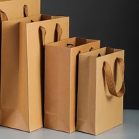 Portable Gold-embossed Printed Gift Carry Paper Bags Package Craft Package