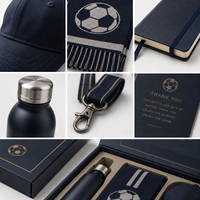 Kit événementiel personnalisé, ensemble de marchandises pour les fans de football, OEM ODM, multi-SKUs, coffret cadeau, cadeau VIP, cadeau d'accueil, premium
