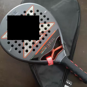 Pala de Pádel Profesional de Carbono <span class=keywords><strong>18k</strong></span>, Raqueta de Pádel de Fibra de Carbono Negra con Núcleo de Eva, Raquetas de Pádel de Fibra de Carbono <span class=keywords><strong>18k</strong></span>, Raqueta de Pádel Serat Karbon <span class=keywords><strong>18k</strong></span> - Product Image 1