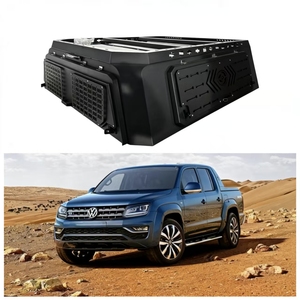 Cubierta de Caja de Carga para Camioneta <span class=keywords><strong>Amarok</strong></span> y Ranger, Personalizada, Todoterreno, para Acampar, de Aleación de Aluminio Duro, con Cierre de Seguridad, Impermeable, Fácil de Instalar - Product Image 1