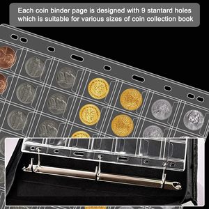 Túi Đồng Xu trang cho người sưu tập tiền xu tay áo cho Đồng Xu quý Tem Đồng Xu Chất kết dính chèn tay áo - Product Image 4