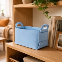 Panier de rangement pliable en feutre épais de qualité supérieure, grande capacité, pour jouets et vêtements