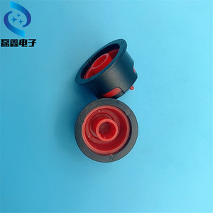 Componentes Electrónicos H: Perilla de Plástico para Potenciómetro, Tapa de 6mm con Orificio Interior, Montaje en Panel, Interfaz Humana - Product Image 4