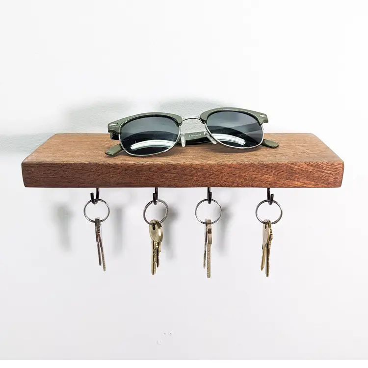 Kích Thước Tùy Chỉnh Từ Key Rack Gỗ Key Rack Với Lưu Trữ Chất Lượng Cao Gắn Nổi Kệ Gỗ Nam Châm Key Chủ