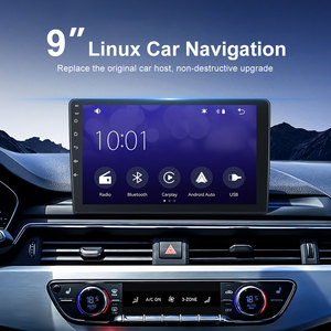 Reproductor Multimedia Universal para Automóvil de 9 Pulgadas con Sistema Linux 2 Din, Música de Youtube, MP5, Carplay Inalámbrico, Android Auto, Radio para Automóvil, GPS - Product Image 1