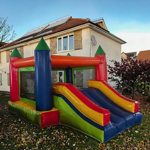 3*4M <span class=keywords><strong>Inflatable</strong></span> Bouncer nhà cho trẻ em nhảy lâu đài bouncy với trượt ngoài trời <span class=keywords><strong>Inflatable</strong></span> lâu đài Trampoline công viên để bán - Product Image 4