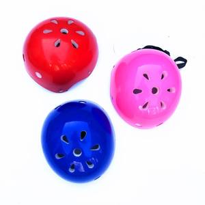 หมวกกันน็อคสำหรับเด็กบิ๊กพลัมบลอสซั่มสีแดงสีฟ้าสีชมพู 8-10 ช่องระบายอากาศหมวกกันน็อคกีฬาป้องกันระบายอากาศได้สำหรับเด็ก - Product Image 2