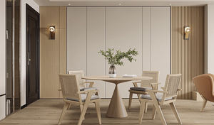 Panneaux muraux en plastique écologiques à rainures et languettes personnalisés pour salle <span class=keywords><strong>de</strong></span> bain, utilisation intérieure, design moderne, traitement professionnel - Product Image 6