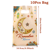 Süßigkeitentüten EID Feiertagsgeschenktüten 10/25/50 Stück/Beutel 16,5*25cm Ramadan Süßigkeitentüten Islamische Muslimische Geschenktüten Eid Dekoration Geschenktüten