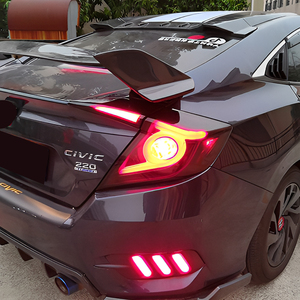 ไฟท้ายรถยนต์ LED สำหรับ Honda <span class=keywords><strong>Civic</strong></span> X ปี 2016-2021 รุ่น FK7 FK8 10th FC ไฟเบรกความสว่างสูง 100W อุปกรณ์อัพเกรดรถยนต์ใหม่ - Product Image 4