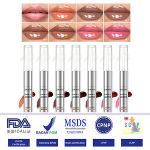 Lakerain ลิปมันมะพร้าวย้อมสีแบบ<span class=keywords><strong>2</strong></span> in 1กันน้ำติดทนนานลอกออกลิปกลอส - Product Image 3