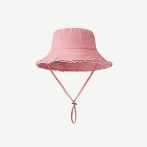 Nuevo diseño, venta al por mayor, sombreros de cubo personalizados de ala ancha, sombrero de cubo Unisex con sombrilla de cuerda, sombrero de cubo en blanco - Product Image 3