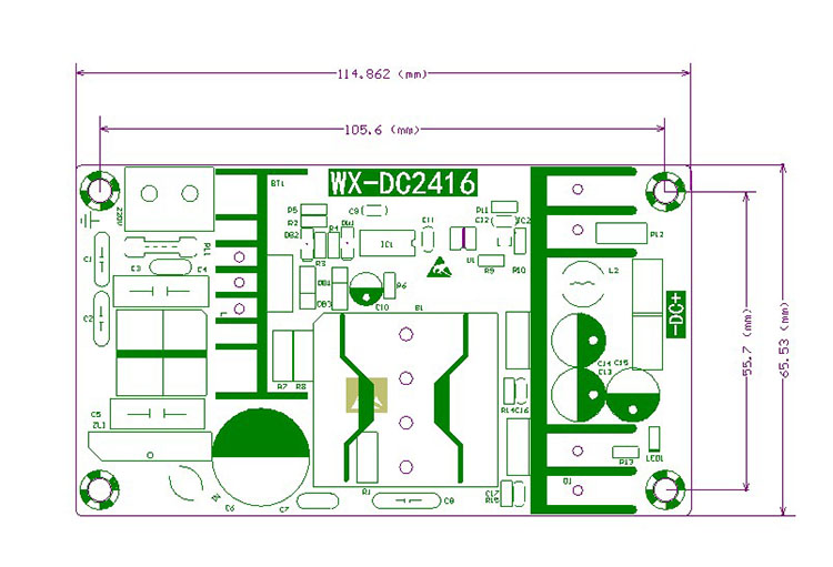 Alimentatore Switching 180W WX-DC2416: Trasforma 100-240V AC In 36V DC Perfetto Per Macchinari Industriali E Progetti Fai-da-te - 3