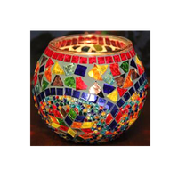 Tuile de mosaïque de verre vitrail carré de diamant triangle pour lampe de verre de mosaïque turque verre de mosaïque coloré pour bougeoir turc