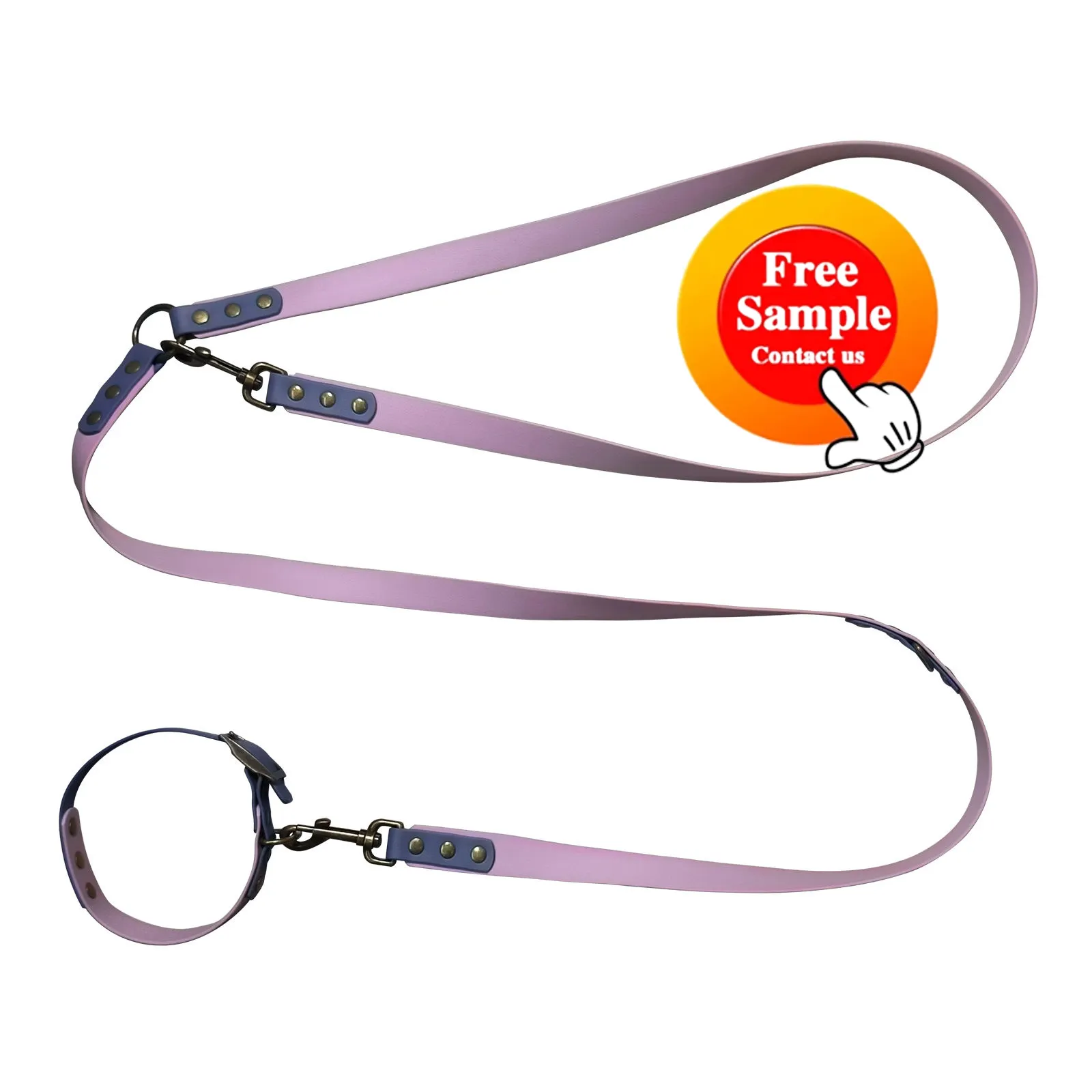 Custom eco-friendly Handsfree Leash PVC pet dog leash multi estágio ajuste impermeável e antifouling pet dog tração corda