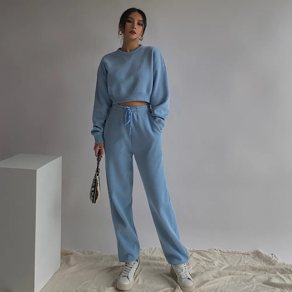 Zweiteiliger Anzug aus Frühlings-und Herbst pullover und Hose