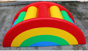 Moetry Aire de jeux intérieure souple pour enfants Offre Spéciale pont arc-en-ciel grimpeur pour parc d'attractions location de fête scolaire - Product Image 3