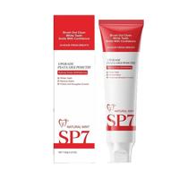 Crema Dental Blanqueadora Química SP7 con Probióticos y Menta, Promueve la Salud Bucal, Brinda Frescura Duradera para Uso Doméstico
