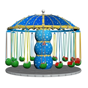 Giostra Luna Park Emozionante Sedie <span class=keywords><strong>Volanti</strong></span> a Forma di Anguria Attrazione per Parchi Divertimento Realizzata in Metallo e Acciaio Resistente in Vendita - Product Image 5