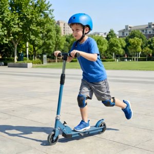 Trottinette à pousser pour enfants avec guidon réglable, pliable et <span class=keywords><strong>portable</strong></span>, pour les loisirs en plein air, avec un nouveau style de crochet de pliage pour enfants - Product Image 1