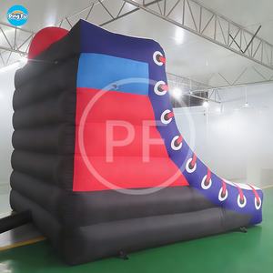 Cerceau de basket gonflable commercial tir sauter terrain de basket avec 5 cerceaux jeu interactif jeu de carnaval de tir - Product Image 3